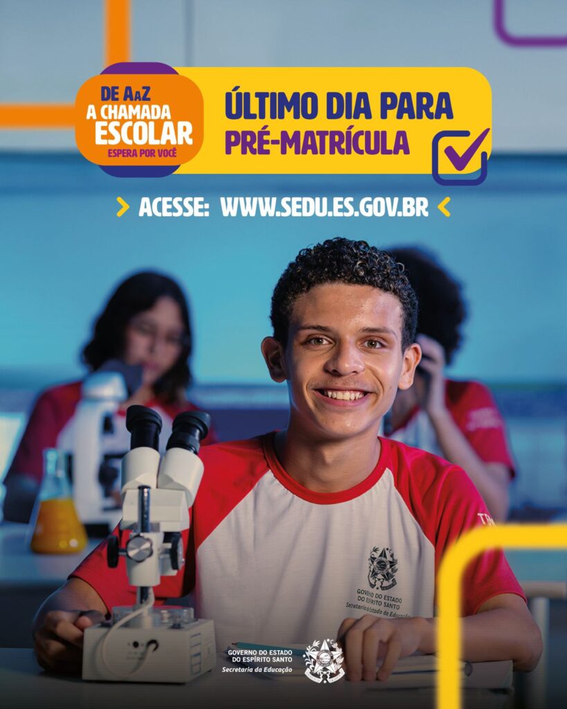Faça sua pré-matrícula no CEEFMTI Afonso Cláudio